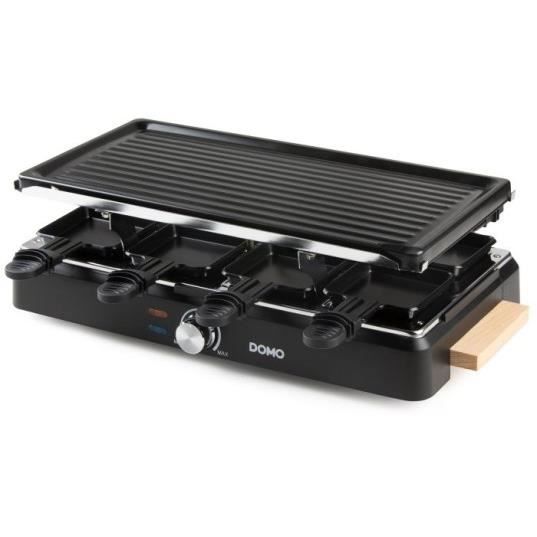 Raclette/grill - DOMO - DO9262G - 1400 Watt - 2 plaques de cuisson - 8 personnes