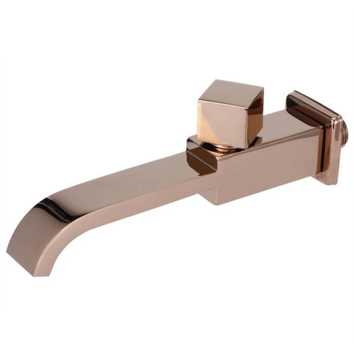 Robinet Mural à Une Main EBTOOLS - Pour Lavabo, Machine à Laver, Eau Froide, Finition Chrome