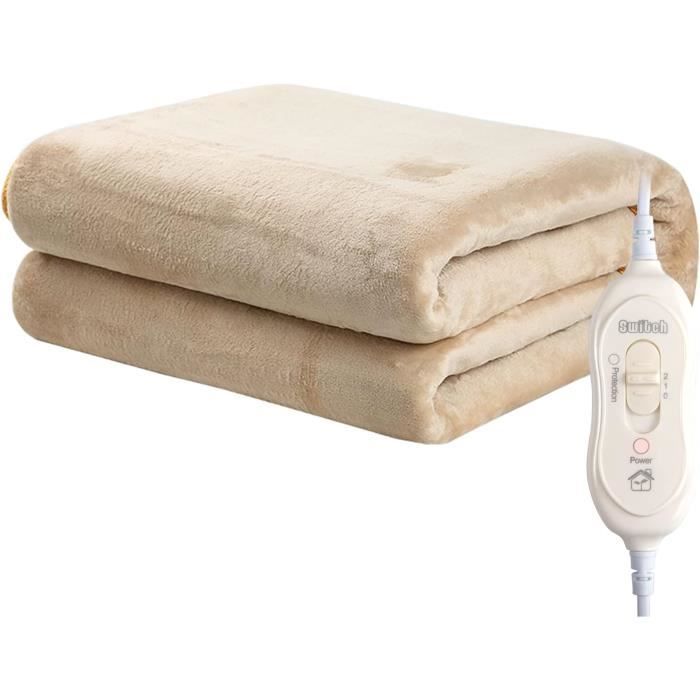 Couverture Chauffante Électrique Coussin Chauffant Couverture Chaude