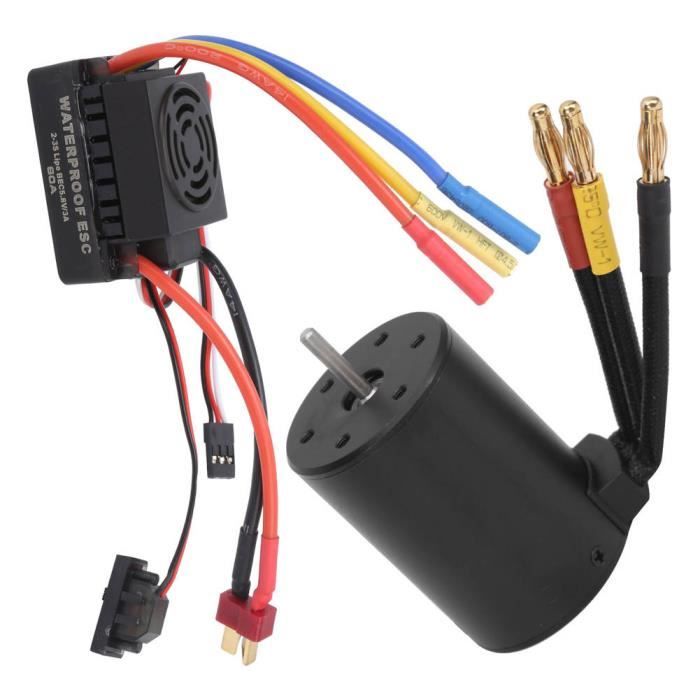 EJ.life moteur sans balais pour voiture RC 1/8 1/10 3650 3600KV