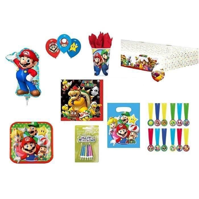 Mgs33 Kit 10 Pour Fete Les Anniversaires Des Enfants Motif Super Mario 6 8 Enfants Cdiscount Maison Mgs33 Kit 10 Pour Fete Les Anniversaires Des Enfants Motif Super Mario 6 8 Enfants Cdiscount Maison
