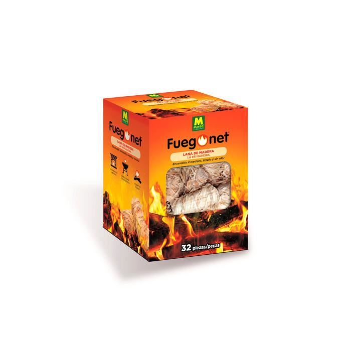 GENERIQUE - Laine Allume-Feu 32 Pcs Fuegonet Massó