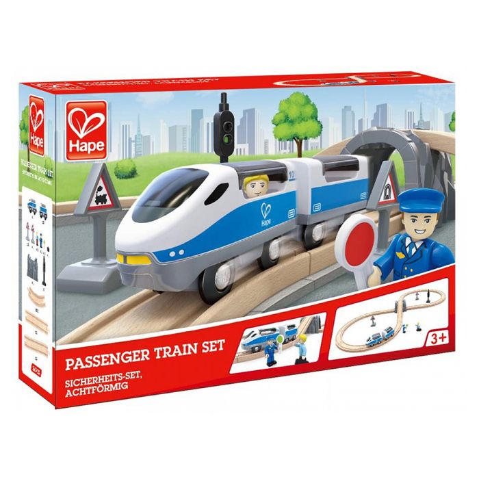 Jouet éducatif - HAPE - Hape Figure 8 Safety Train Railway Set - Multicolore - 4 pièces - Intérieur