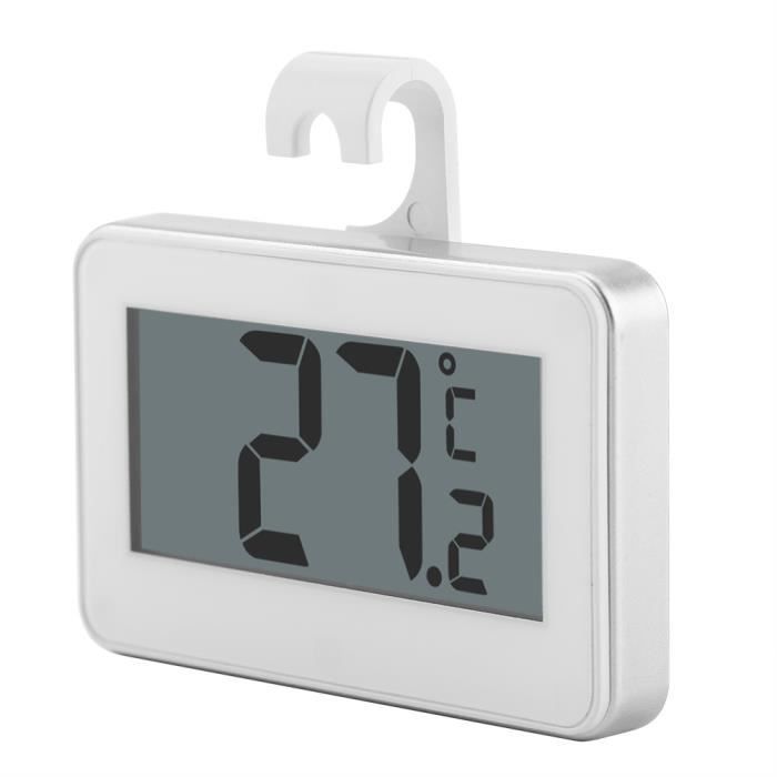 Thermomètre Numérique Réfrigérateur Congélateur - Grand Écran LCD Avec Alarme Sonore