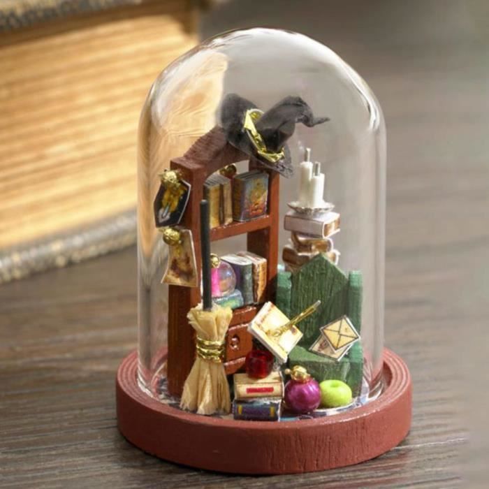 Pendentif Mini Aquarium Bouteille Océan - Verre Transparent - Collier - NEUF