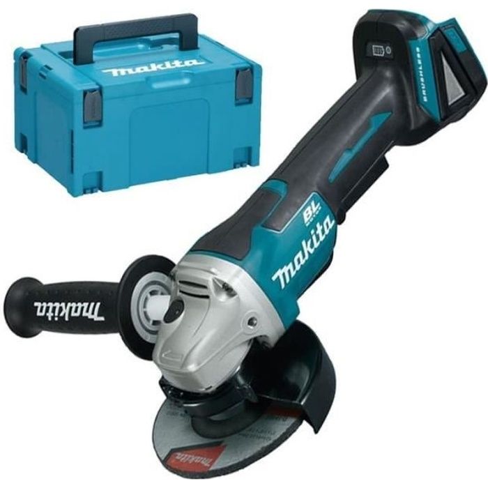 Meuleuse D'Angle Makita DGA505ZJ – Brushless 18V 125mm, Coffret Makpac