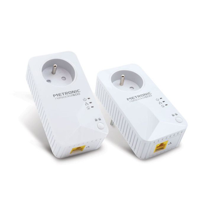 Prise CPL netsocket Duo 600 avec prise gigogne - Cdiscount Informatique
