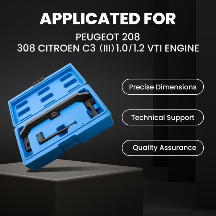 Kit outils de calage moteur Pour Citroen C3 Peugeot 208 308 2012-2016 1.0 1.2 Outil calage distribution