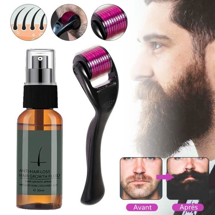 Spray à barbe - Huile à barbe pour l'entretien et le Soin de Barbe - produit 100% Naturel