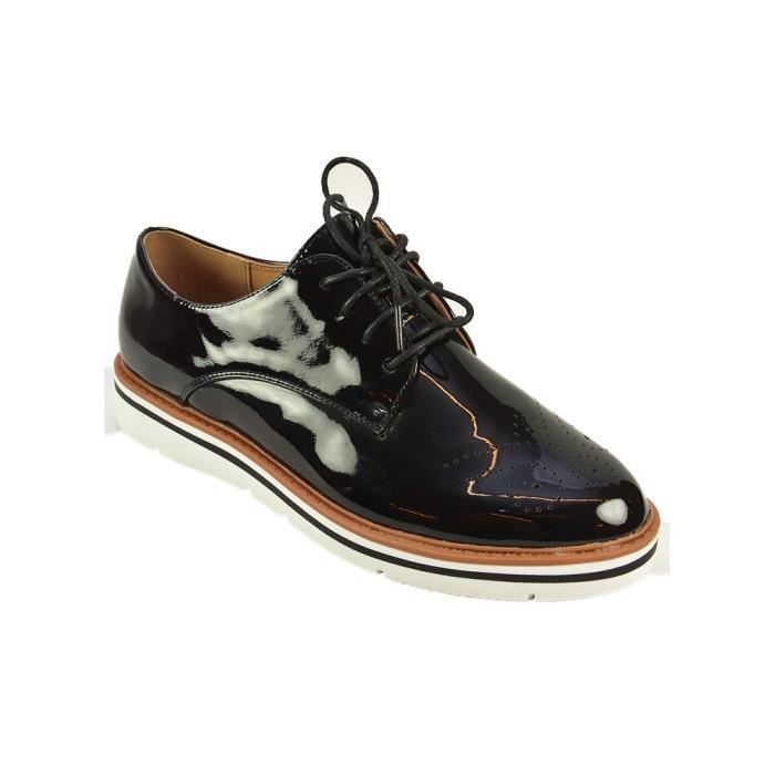 derbies compensées noir