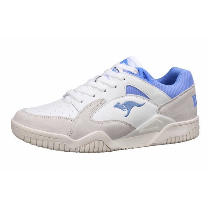 KangaROOS Baskets Homme - KANGAROOS - 3 Pointer 2.0 - Blanc - Textile - Lacets