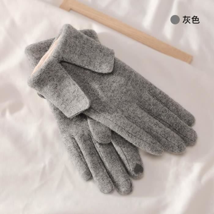 GANT - MITAINE - MOUFLE Gants chauds d'hiver pour femmes en cachemire  extérieur résistant au froid avec des gants à écran tactile Or - Cdiscount  Prêt-à-Porter