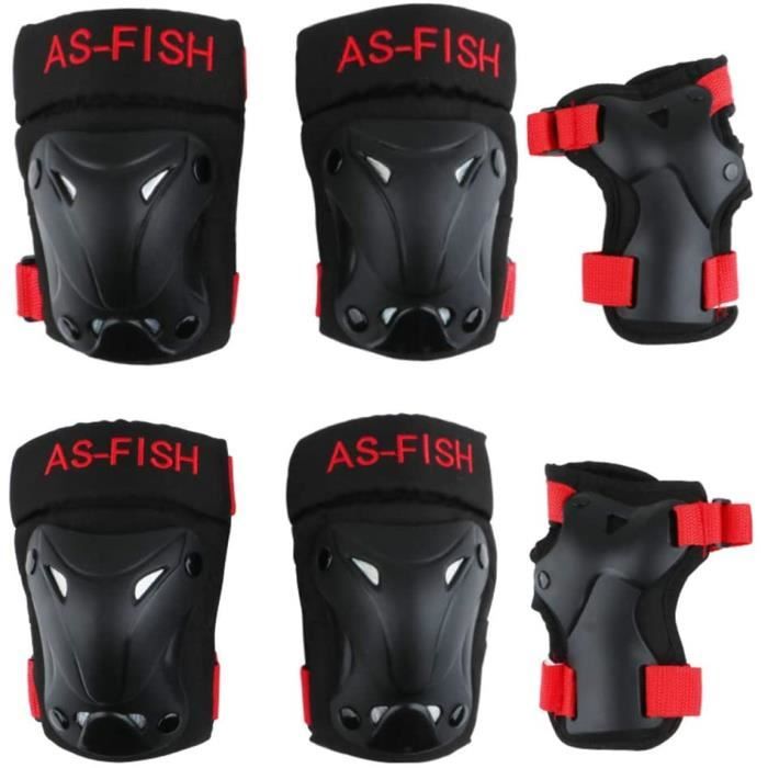 Protections Genoux-coudes-mains 6 En 1 Pour Enfant 3-8 Ans - Pour Vélo, Roller, Skate, Trottinette