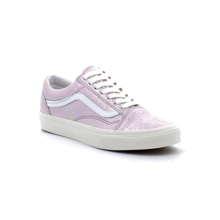 basket vans rose pale