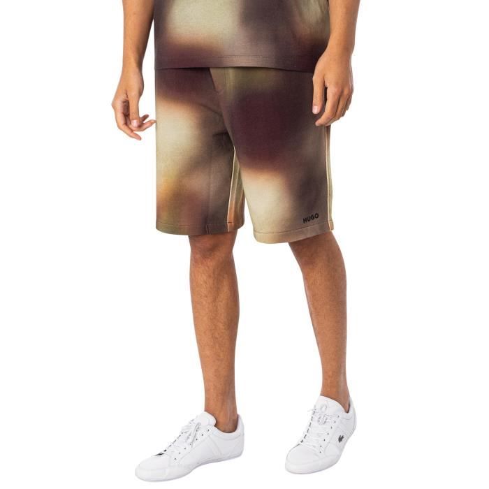 Short De Survêtement Garçon Marks & Spencer – 6-7 Ans, Coton, Motif Géométrique
