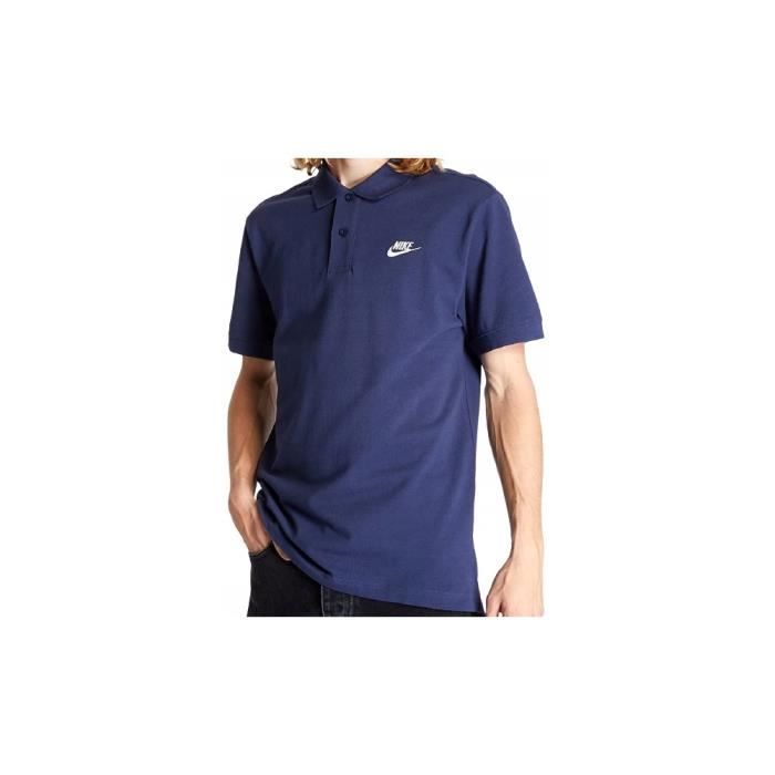 T-shirt NIKE Polo Bleu marine - Homme/Adulte Bleu - Cdiscount Prêt-à-Porter