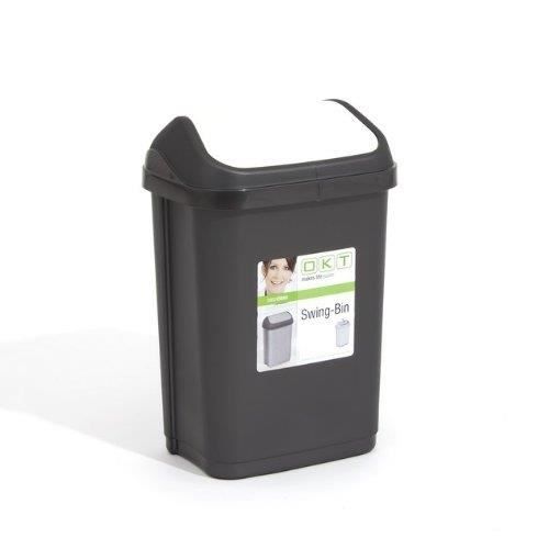 POUBELLE SWING SERIE 10 L 190 X 255 X 385 ANTHR…