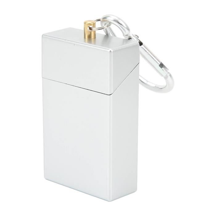 Le ) Étui à Cigares Contenir 20 Pièces En Acier Inoxydable étui - Au Quotidien