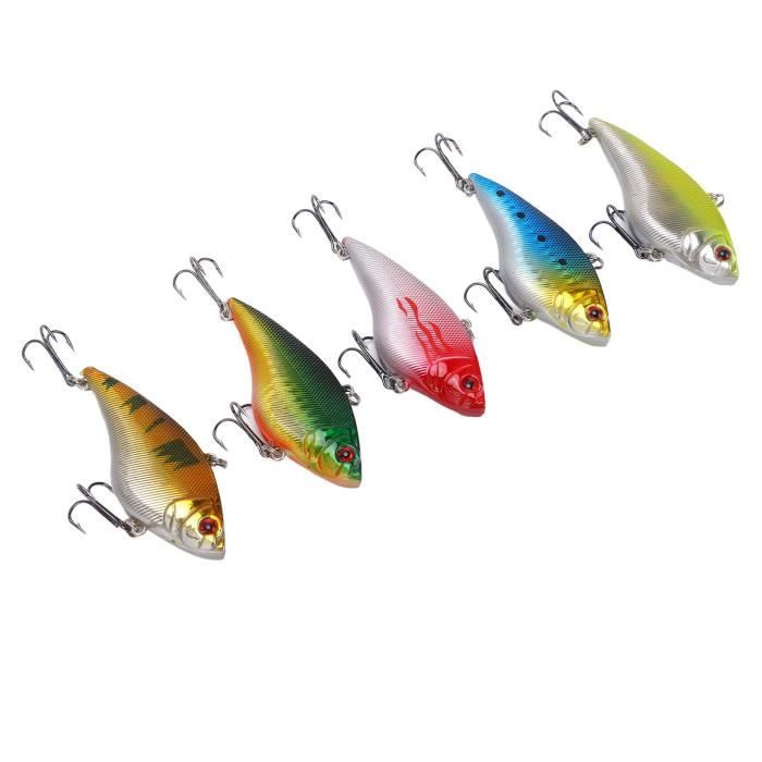 Leurres de pêche - OMABETA - 5 pièces - 7 cm - 16g - Yeux 3D réalistes