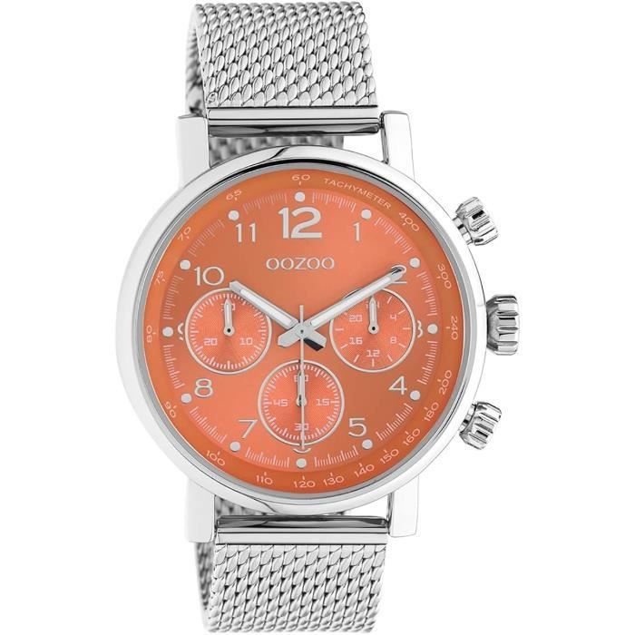 OOZOO Timepieces Montre pour homme avec bracelet en maille de 20
