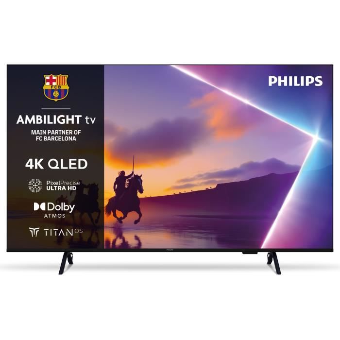 QLED 4K UHD Ambilight 55PUS840012 139 cm 2025 - vue 4