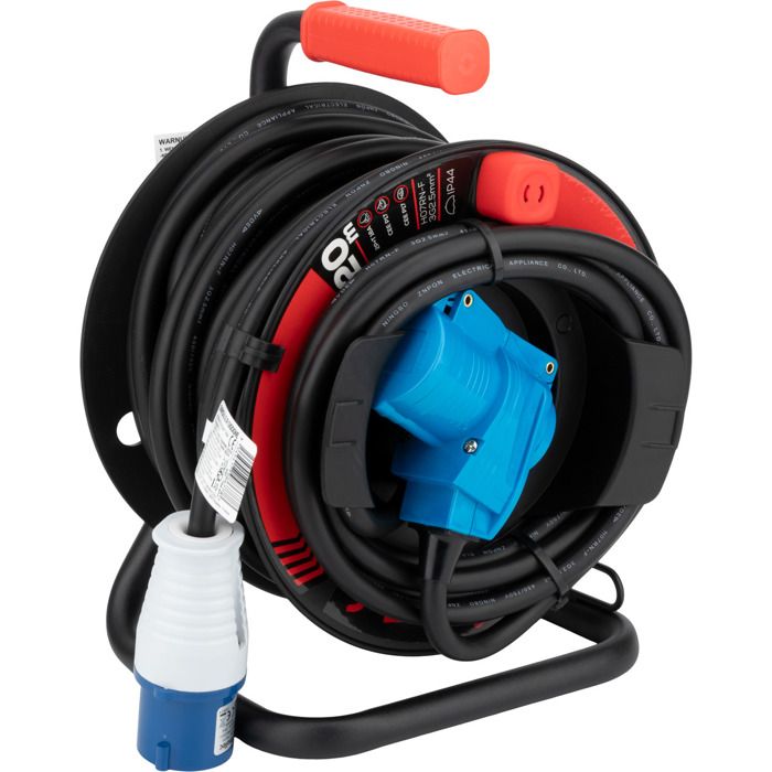 Enrouleur de câble Confort-Line CL-L noir/bleu 5m H05VV-F 3G1,0