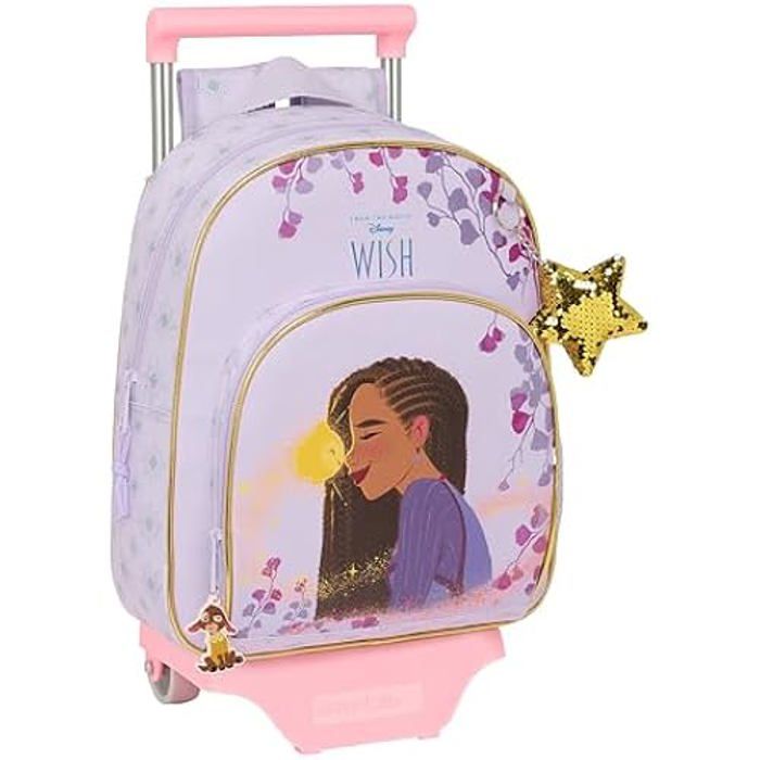 Safta Wish - Sac à Dos pour Enfant avec Chariot 705 idéal pour Enfants de différents âges Confortable et Polyvalent qualité et