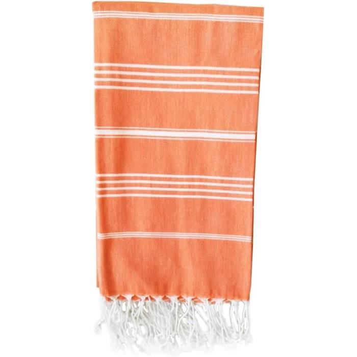 Mon Bijou ® Serviette de Plage, de Sauna, de Hammam, 100x200 cm - XXL