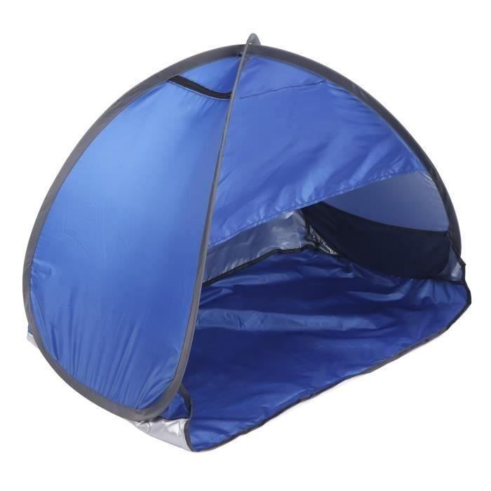 Tente De Plage Pop-Up TecTake - Abri UV Instantané 245x145x95cm Avec Sac Transport & Protection Sol