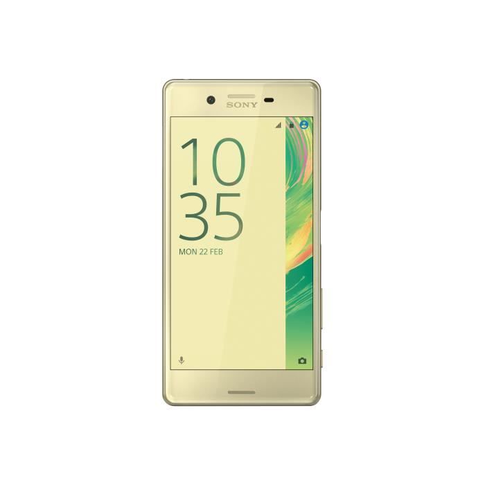 Sony Xperia X F5121 Étui en cuir grainé avec porte-cartes et fenêtre pour Sony Xperia X Dual F5122