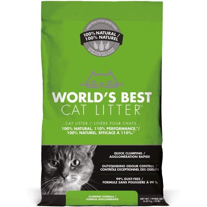 Worlds Best Cat Litter WB6.35 Litière pour Chat Formule