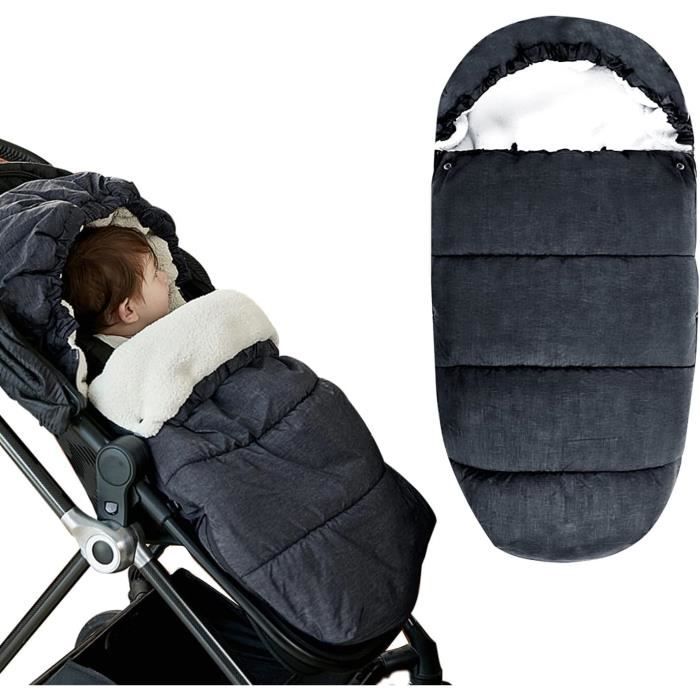 Chanceliere Universelle pour Poussette Sac de Couchage pour Nacelle Hiver Chaud Nids D ange Doublure Sherpa Confortable Turbu52 Cdiscount Puericulture Eveil bebe