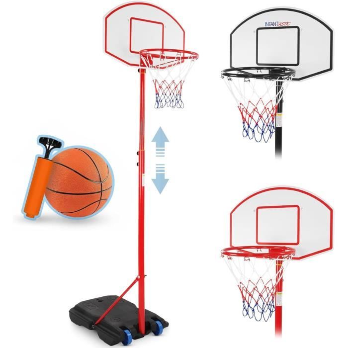 Ensemble de Mini Panier de Basket, Panier Basket Interieur avec 1 Basket-Ball  et 1 Pompe à Air, Mini Panier de Basket Enfant Interieur, pour Enfants et  Adultes (Noir) : : Sports et