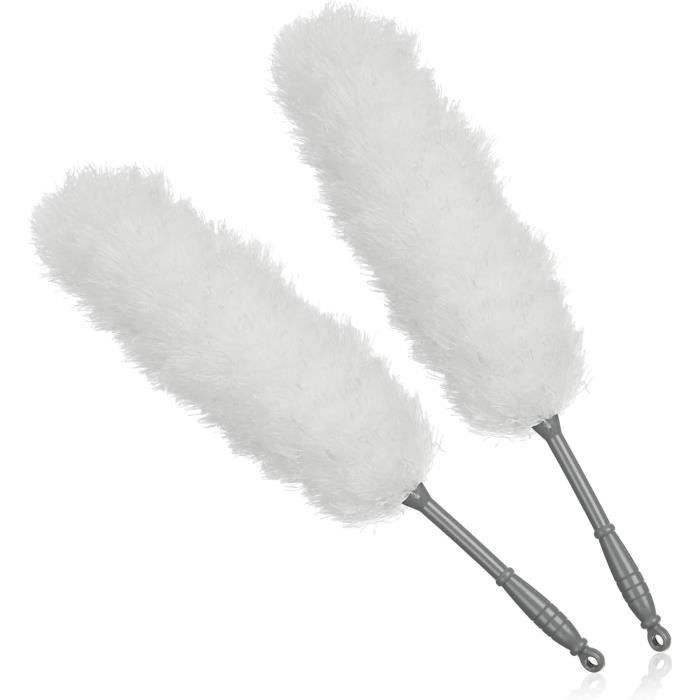 Set Da 6 Piumini Spolverino Telescopico Con Testa In Microfibra - Fino A 250 Cm Per Pulizie Soffitti E Ragnatele - 3