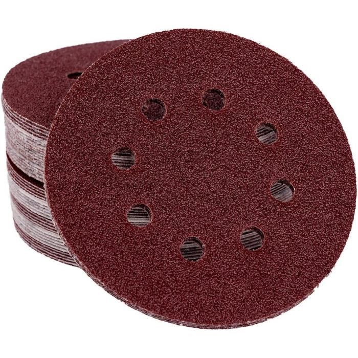 Disque de ponçage velcro, 5'', 40 gr (emballage de 25) main image 1