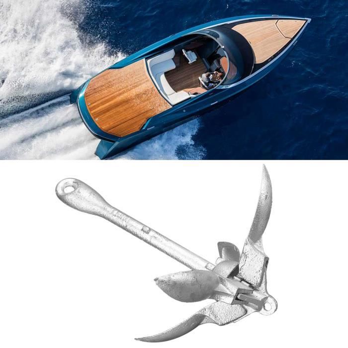 Ancre Marine Pour Canoë, Kayak Ou Bateau, En Alliage D'aluminium, Neuve