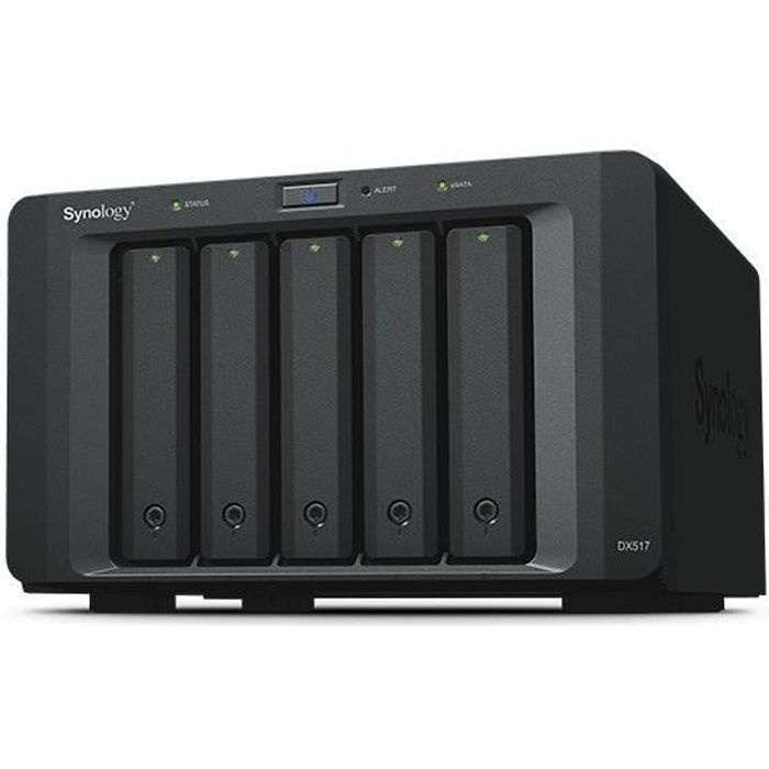 SYNOLOGY - Unité dextension pour NAS - DX517 - 5 Baies - Boitier nu