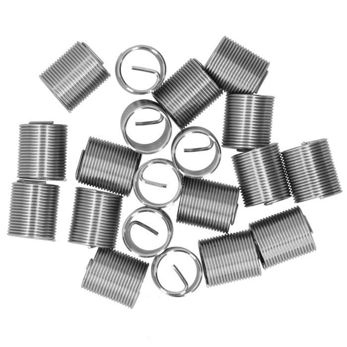 Jeu De 20 écrous Réducteurs D'insertion Spirale M14 X 1,25 – Pour Réparation De Filetage – Neuf, Origine Chine