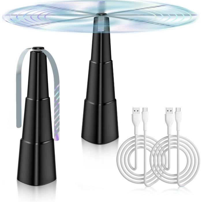 Ventilateur Anti-mouches – 4 Pièces Pour Table, Repousse Insectes Volants - 8