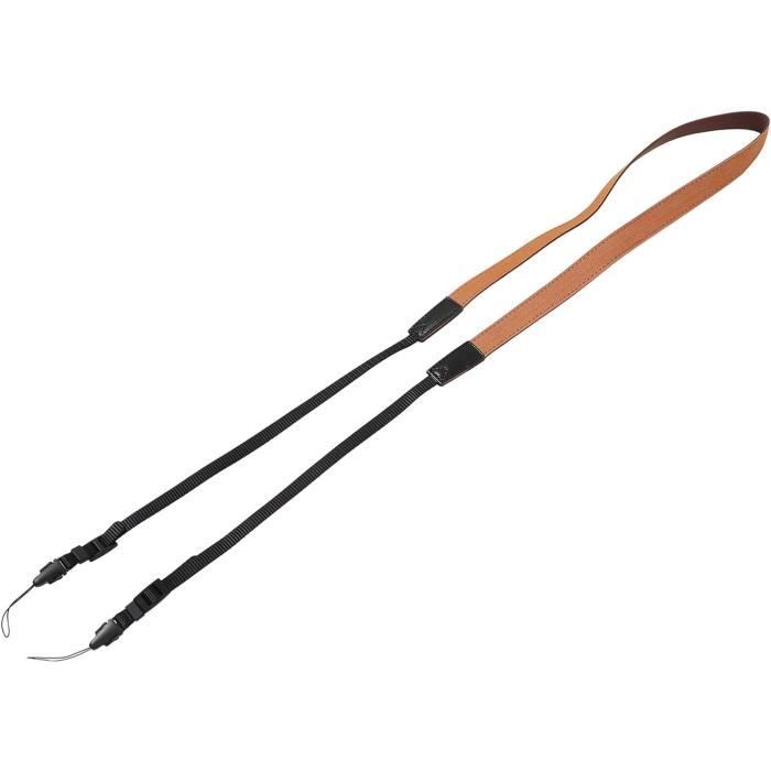 Adaptout CLG Sangle Pour Appareil Photo Classique GRISE Courroie De Cou Dragonne Réglable En
