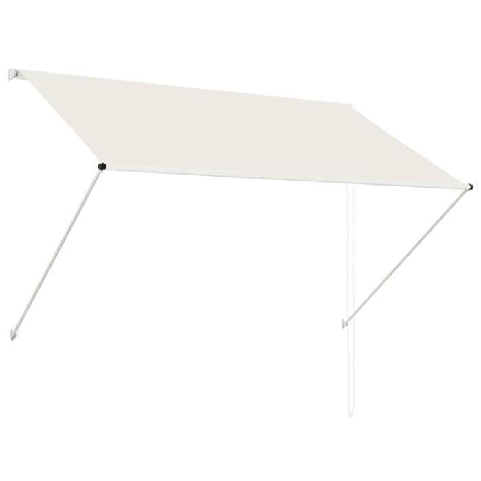 vidaXL Auvent rétractable 200x150 cm Crème 143765