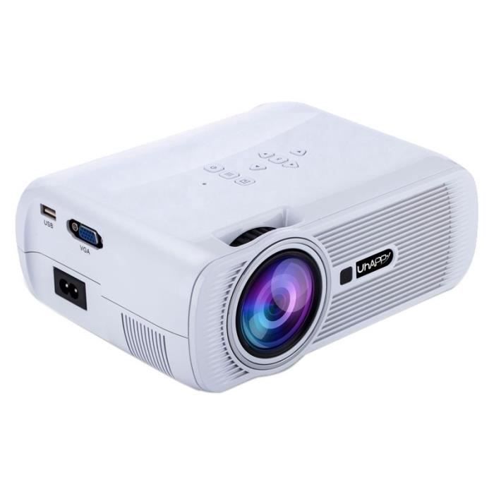 Vidéoprojecteur LED Portable Home Cinéma HD 1080P Projecteur numérique ...