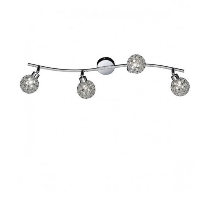DEL Luxe Plafonnier Lampe Air Bulle Cube Chrome Spots chambre éclairage DEL Luxe Plafonnier Lampe Air Bulle Cube Chrome Spots chambre éclairage