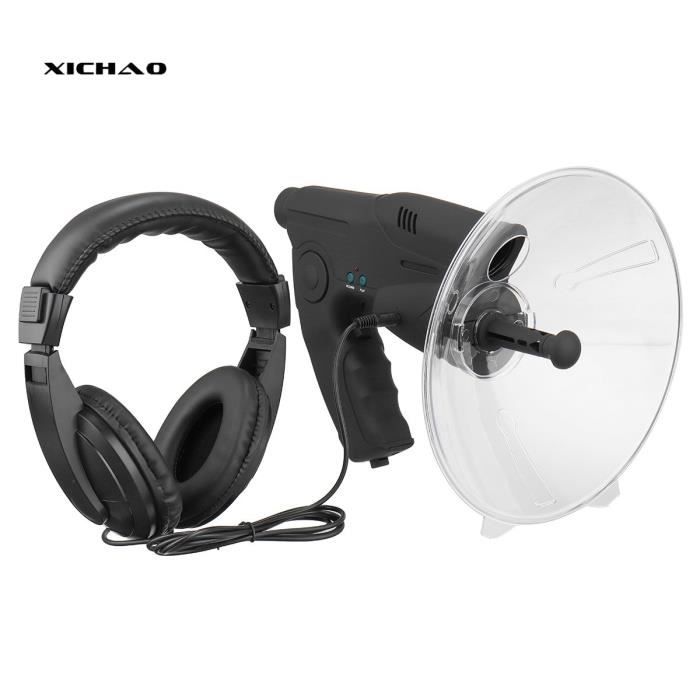 Microphone Parabolique Boiler Microphone Directionnel Parabolique, Bionique Oreille Monoculaire X8 Longue Distance Oiseaux Tu00e9lescope D'u00e9coute, Son Pour Scientifique Nature Explorateur Paranormal Materiel