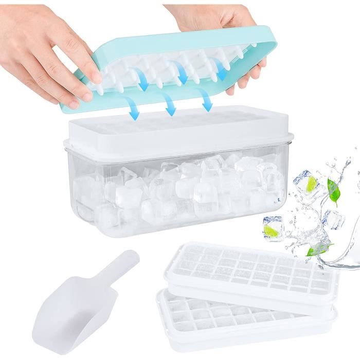 Bac À Glaçons Pour Bouteille D'Eau Avec Couvercle, Bac À Glaçons Fin