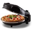 Pizza électrique ARIETE - 917 - Noir - Pierre réfractaire - 1200W - Diamètre 33cm - Température max 400°C-1