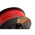 BASICFIL  PLA 1.75mm, 1 kg filament pour imprimate 3D, Rouge - 175PLA1000RED-1