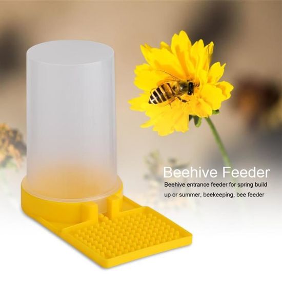 Mangeoire Pour Abeilles 2Pièces - 1.6L - Pour Ruche Carrée - Alimentation Et Abreuvement Facile