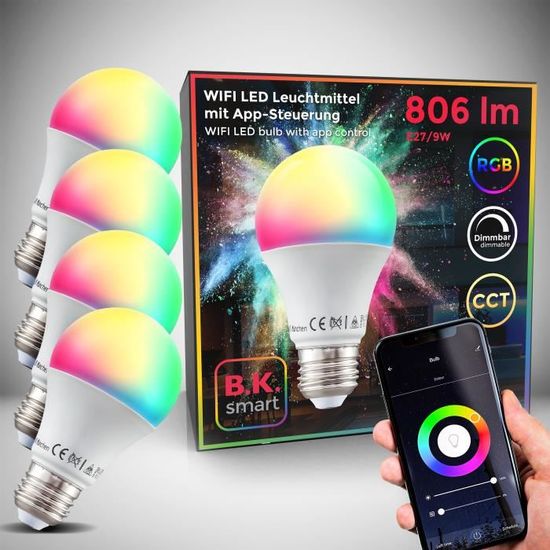 Ampoule LED Bluetooth E27 Ampoule intelligente RGB avec haut-parleur pliable et télécommande 50W Ampoule musicale blanche pour décoration intérieure - Chine Voyant LED, voyants