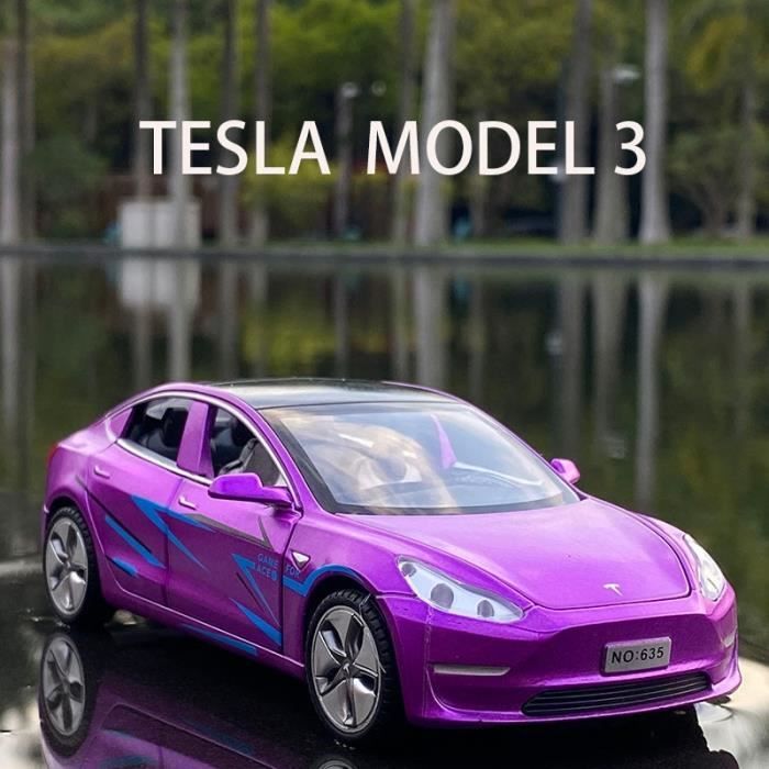 Universal - Véhicule Tesla modèle X90 tire en arrière le jouet de voiture  (bleu) - Voitures - Rue du Commerce